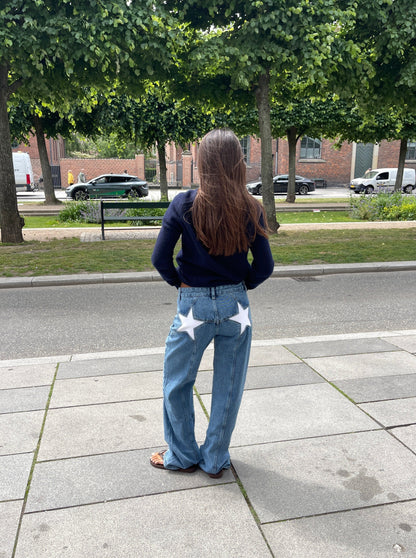 Lola Star Jeans - Oversized jeans met sterren